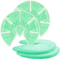 2 Pack Hot/Cold Breast Gel Bead Ice Packs Breast Cooling & Heat Pads Relief for Breastfeeding Nursing Pain Boost Milk Let-Down