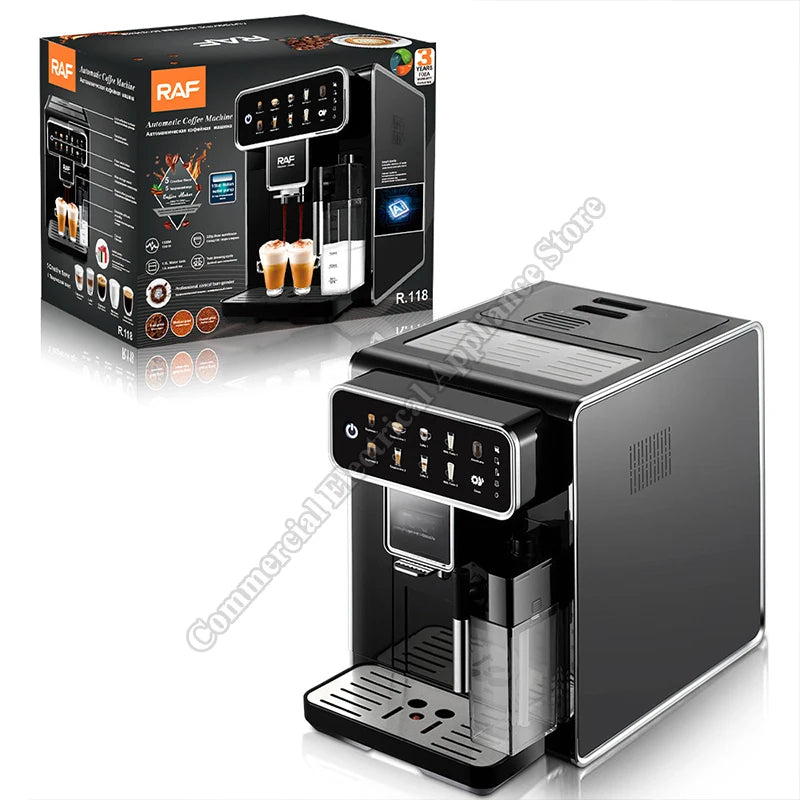 Full-automatic Coffee Machine Integrated DIY Latte Flower Drawing Pumping Household Small Italian  Steam Milk Foaming