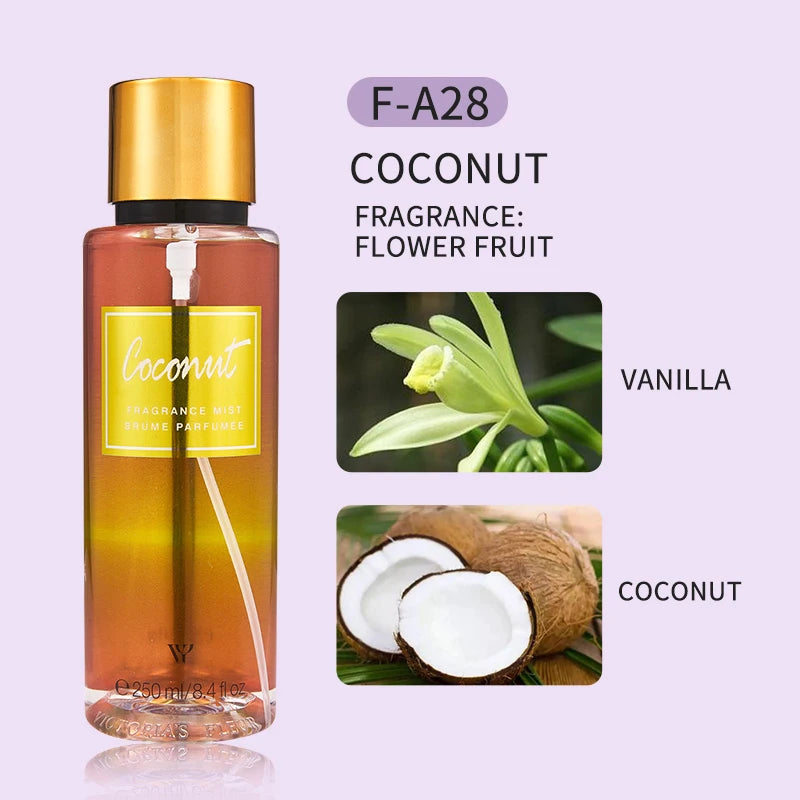 Women's Vita Flower Season Long-Lasting Perfume Body Spray, 250ml/Bottle