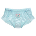 Milk Silk Middle Waist Women Cute Lovely Sweety Underwear Lolita Princess Style Cartoon Bear Panties Breifs