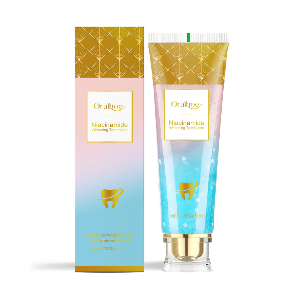 Niacinamide Stain-Removing Toothpaste Effectively Removes Yellow Teeth Plaque Long-Lasting Fresh Breath Niacinamide toothpaste