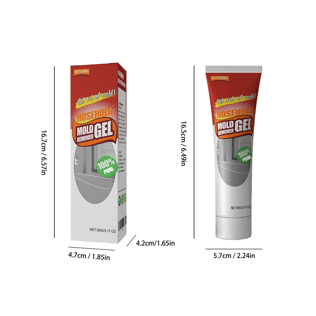 1/2/3/5Pcs Household Mold Remover Gel Effective Mold Mildew Cleaner for Bathroom Washing Machine Refrigerator Strip Wall