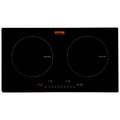 SucceBuy 2 Burners Electric Induction Cooktop Stove Hob Built-in Burner Cooker Sensor Touch Control Magnetic Cooker Hot Plate