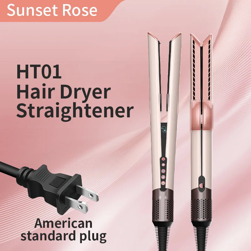 Hair straightener HT01 hair dryer Huaqiangbei straight board clamp straight hair negative ion does not damage hair dry and wet