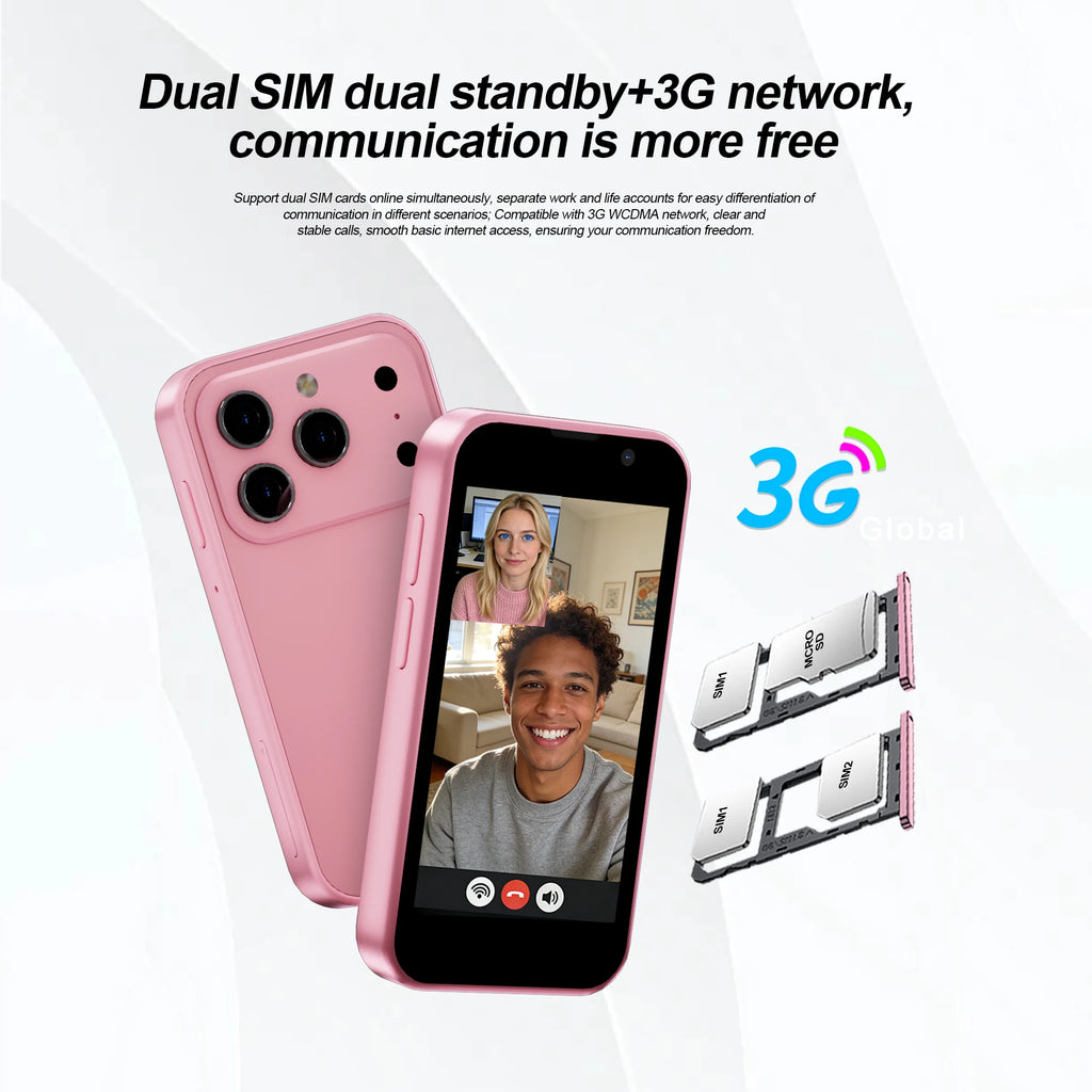 SERVO 17SE mini Smartphone Android 9.0 2GB+16GB Dual SIM 3.0'' Screen Play Store WhatsAPP GPS WiFi 3G WCDMA Small mobile phones