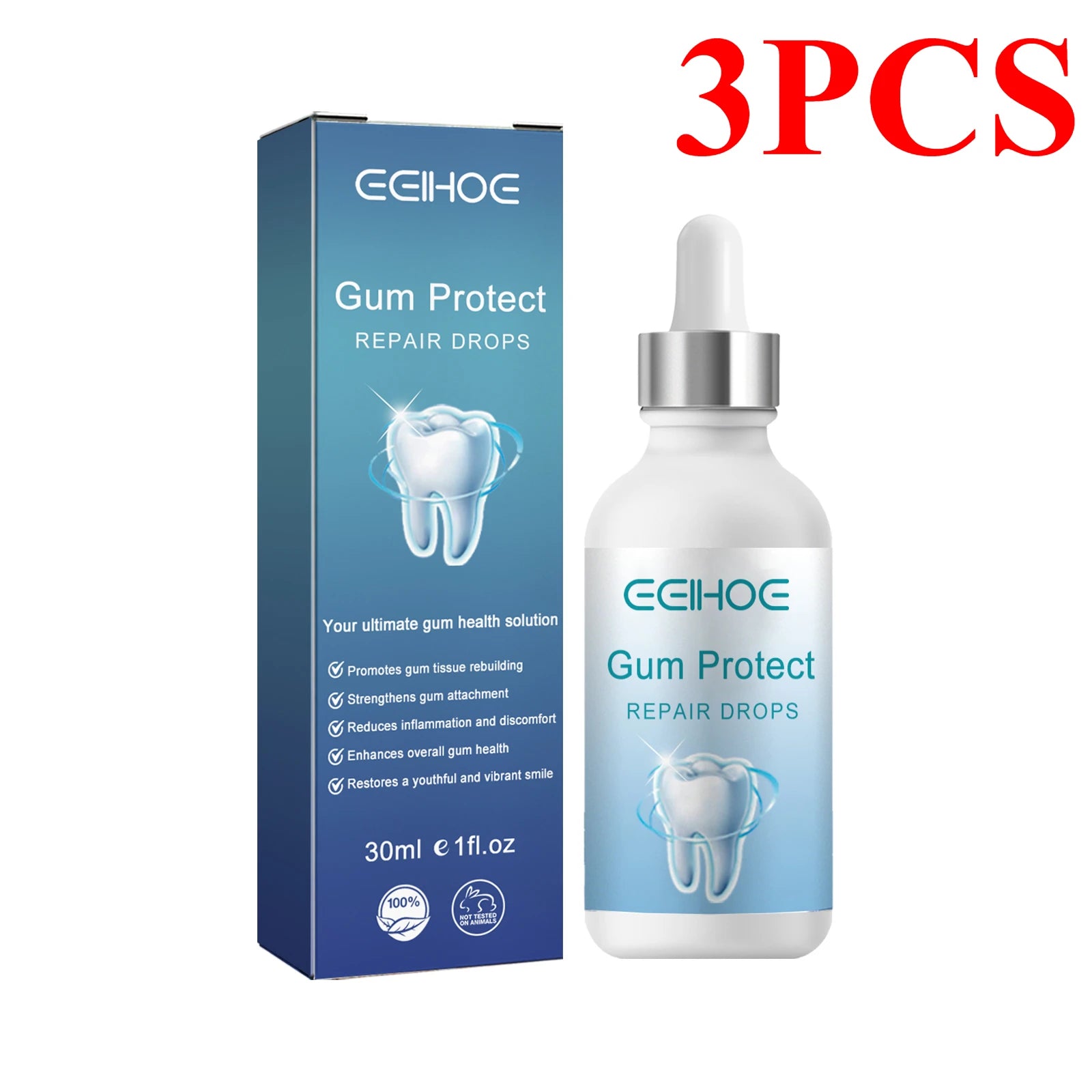 Rapid Repair Gums Serum Effectively Relieve Tooth Allergy Dental Caries Tooth Cleaning Toothpaste Relieve Tooth Damage Drops