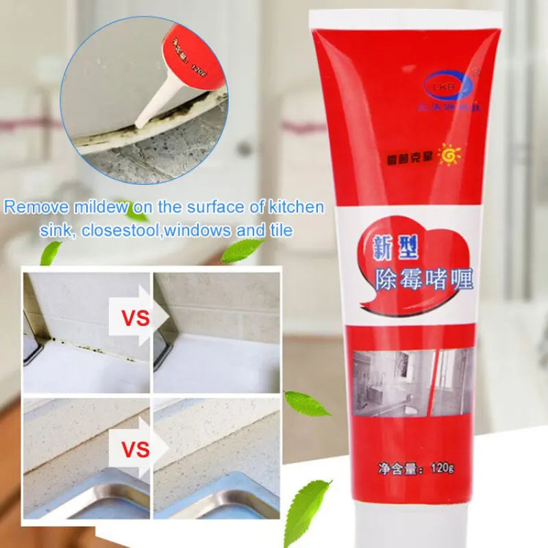 Multi-effect Mold Remover Strong Effective Mold Removal Gel No Scrubbing for Bathroom Kitchen Refrigerator Washing Machine Seal