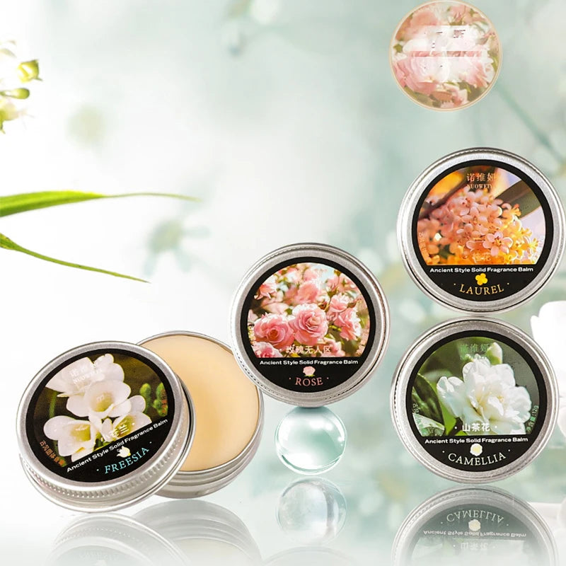 Solid Perfume 12g Long-lasting Fragrance Ladies Luxurious Solid Perfume Portable Perfume Mud,Valentine's Day Gifts Ancient Style
