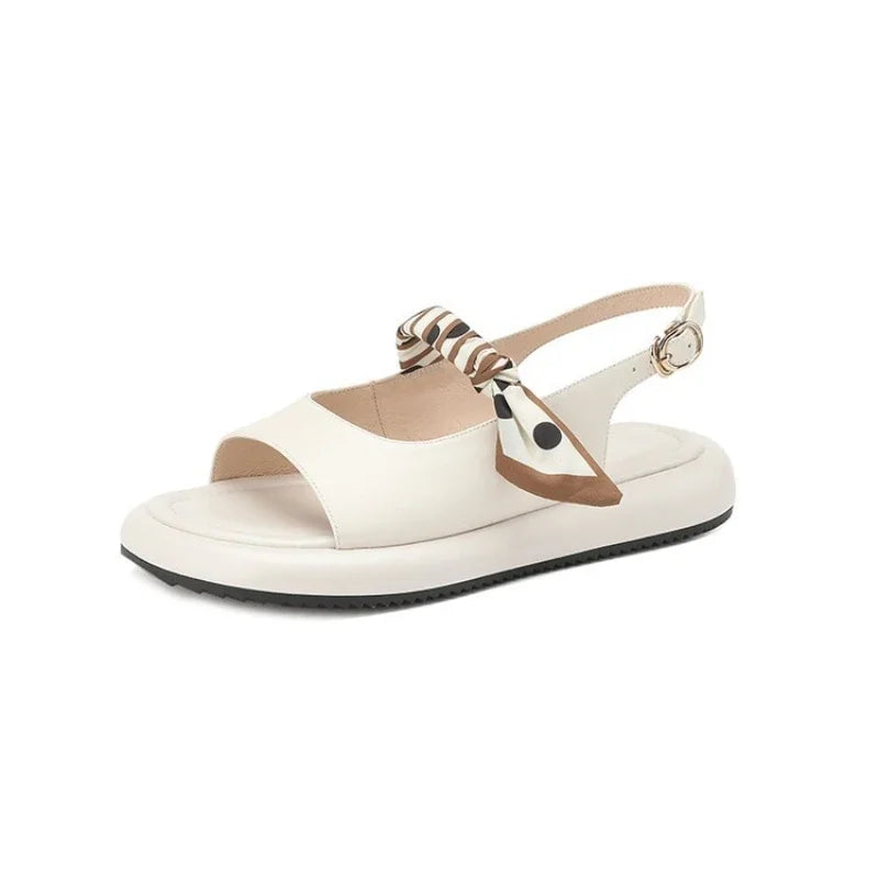 PVP Straight Toe Sandals for Women's  Summer New Flat Bottomed Temperament Women's Shoes Casual Ladies Beach Sandals