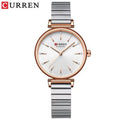 CURREN 9081 Advanced Elegant Women's Quartz Watch Waterproof Stainless Steel Strap Business Women's Watch relojes de mujer