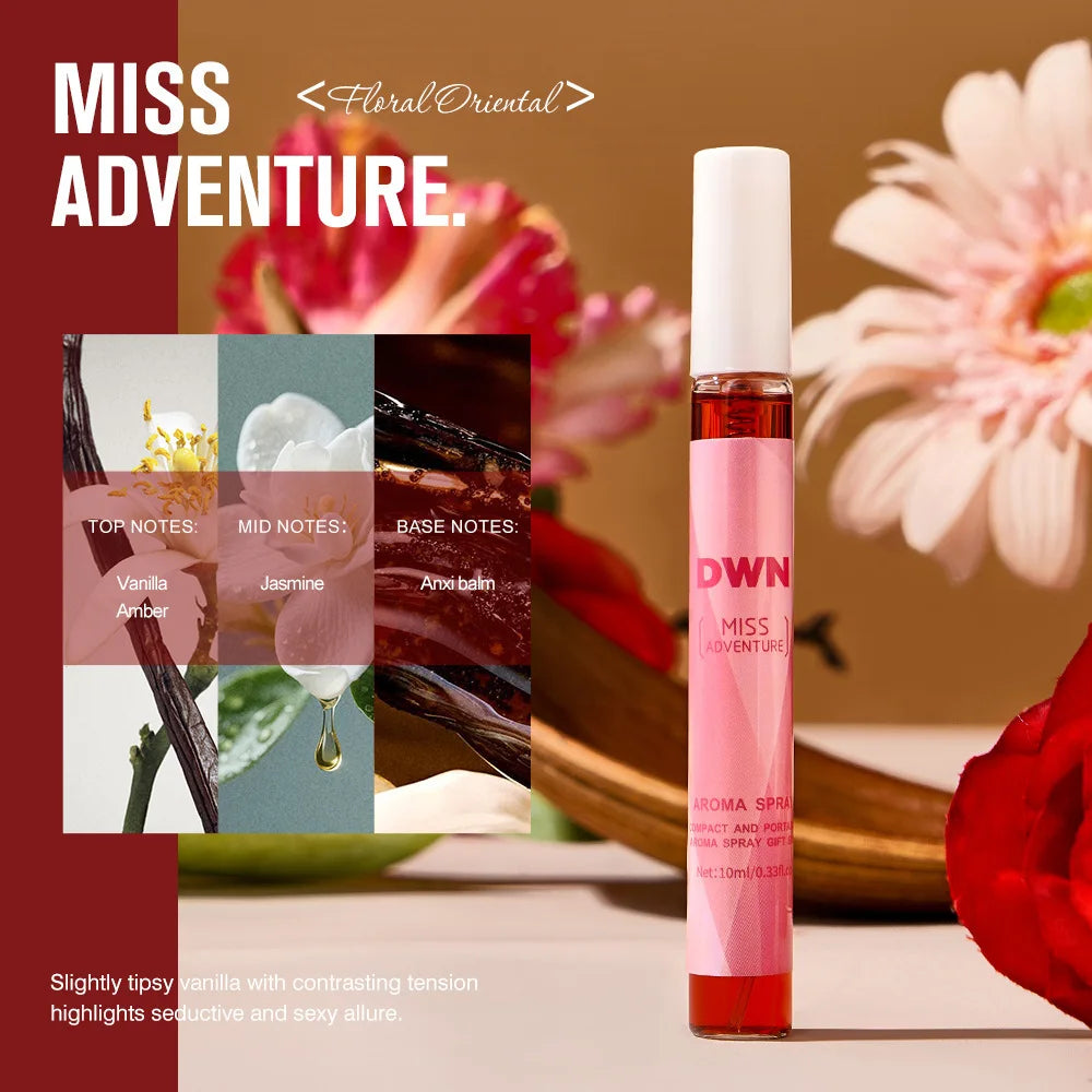 5/1pcs Flowers Perfume Set strong Fresh Sweet Body Fragrance for Dating Flirting Daily Use Romantic Valentine's Day Gift 10ml