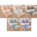 1/5/6Sets New Women's Leopard Print Traceless and Steel Rim Bra Adjustable Shoulder Strap Back Women's Underwear Set