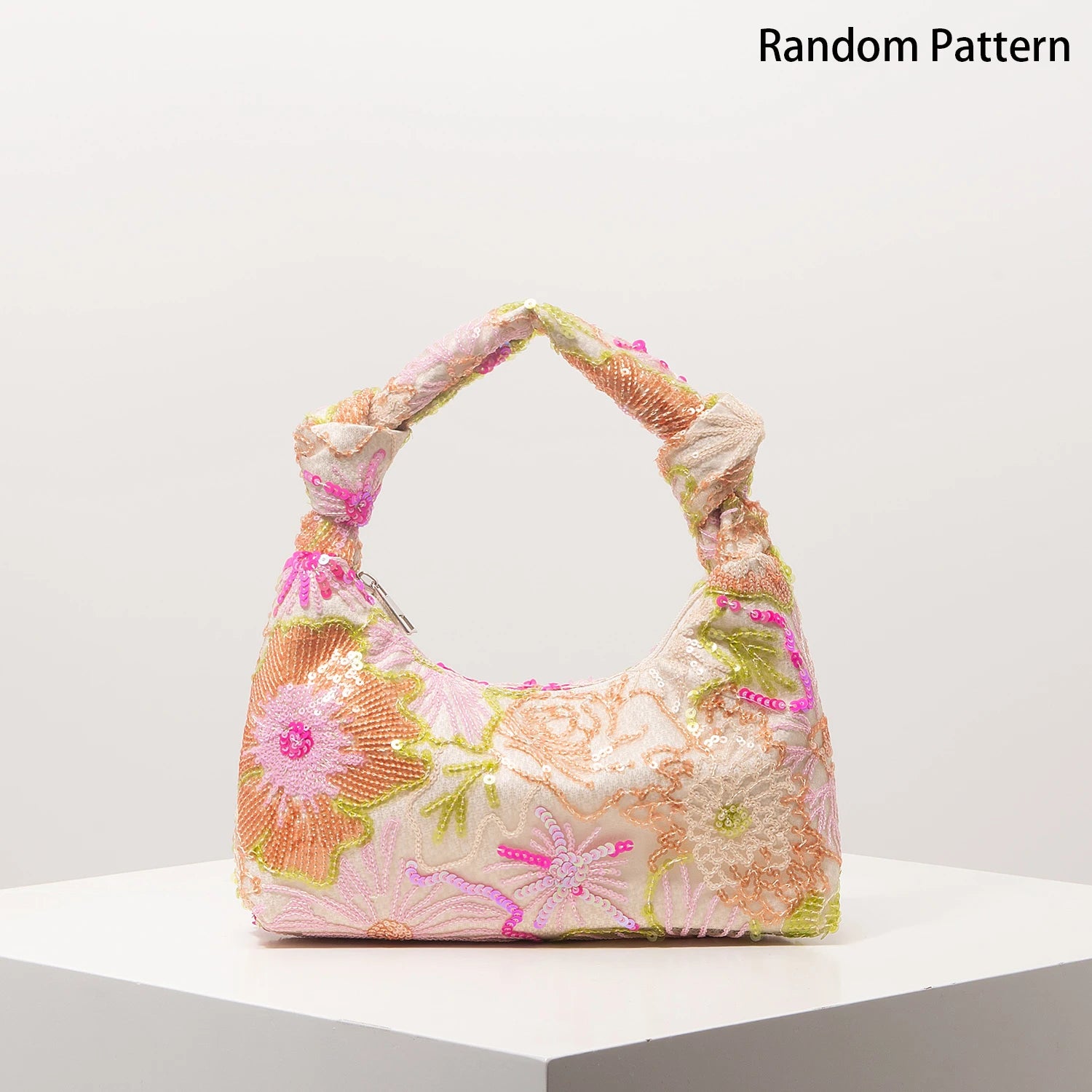 Bolsos Para Mujer,Sequin Bag,Floral Pop,Embroidery Bag,Gala Night,Party Outfits,Wedding Items,Elegante,Gifts,Random Pattern