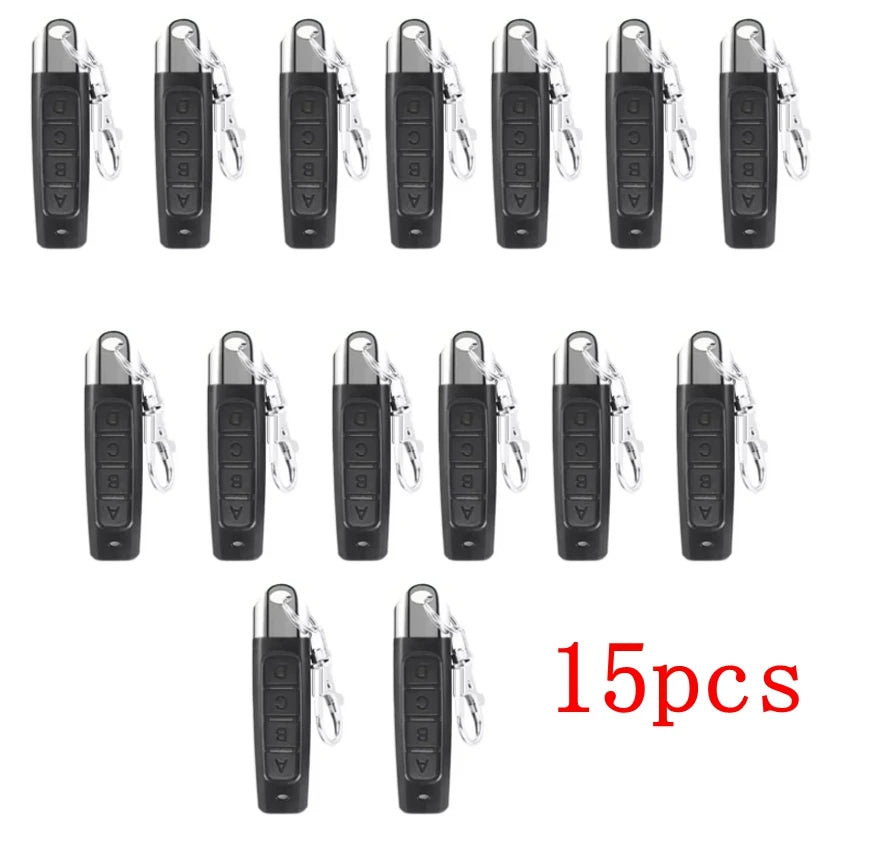 1-50PCS 433mhz Remote Control Duplicator Universal Remote key Copy Clone Replacement Garage Door Keychain RF 433Mhz Transmitter
