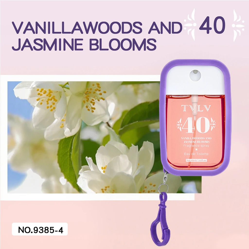 Flower fragrance spray, fresh and elegant flower fragrance, lasting fragrance, small and portable spray type perfume