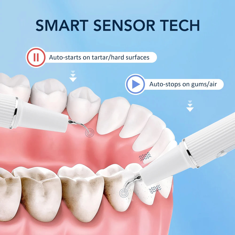 Electric Teeth Cleaner Dental Scaler Plaque Tartar Calculus Stain Remover Oral Care Rechargeable Home Use Teeth Whitening Kit