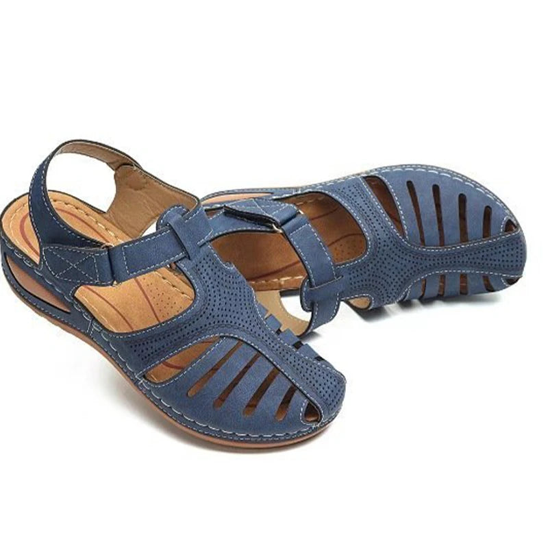 New Women's Sandals Premium Orthopedic Bunion Corrector Flats Casual Soft Sole Beach Wedge Vulcanized Shoes Zapatillas De Mujer