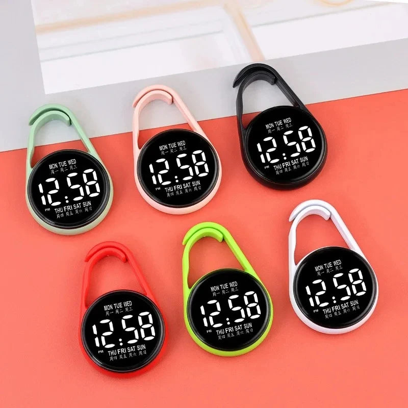 LED electronic hanging watch night light digital electronic hanging watch pocket watch