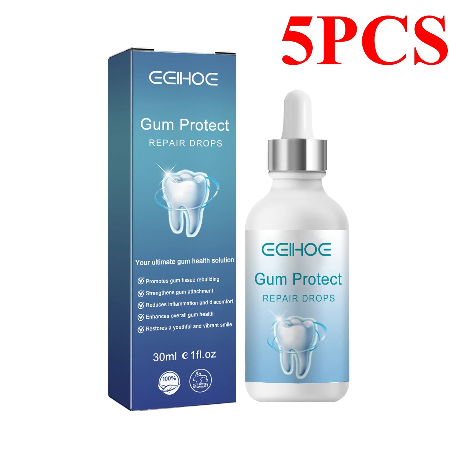 Rapid Repair Gums Serum Effectively Relieve Tooth Allergy Dental Caries Tooth Cleaning Toothpaste Relieve Tooth Damage Drops