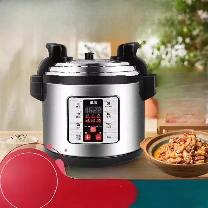 Commercial Electric Pressure Cooker 8L 75L Multi Function Smart Programmable Rice Porridge Stew Large Capacity Stainless Steel