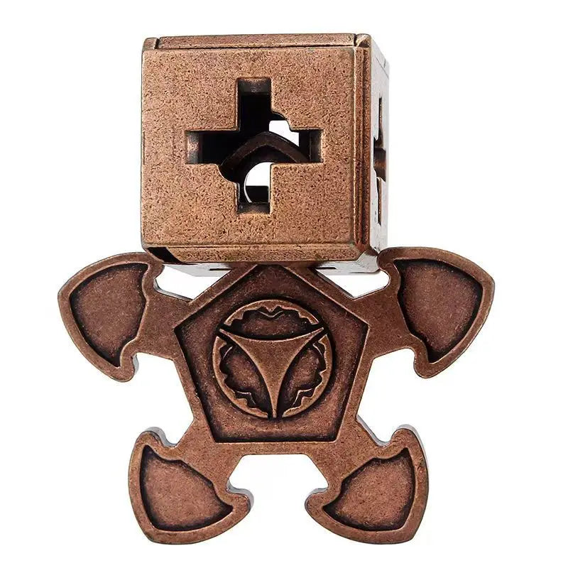 Magic Metal Brain Teaser Puzzles Educational Toys for Kids Children Teens IQ Logic Test Disentanglement Mind Challenge