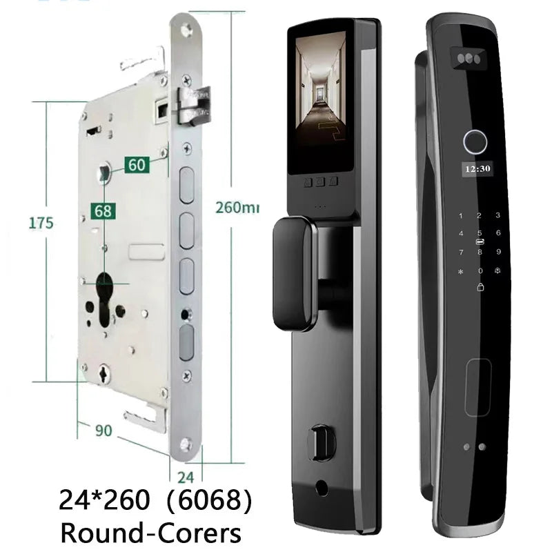 Wishome Biometric Recognition Smart Door Lock Remote Control Fingerprint Password IC Card APP Wifi Lock Unlock