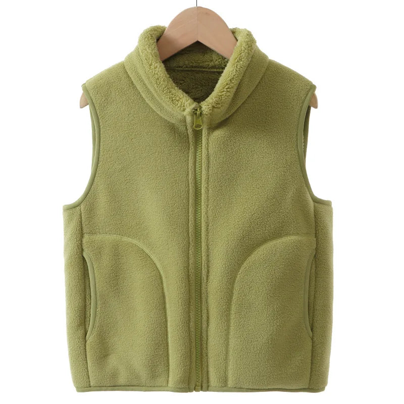 School Children's Winter Jacket Fleece Thick Warm Teenage Boys Girls Outerwear Windproof Casual Cozy Coats 18 19 20 Years Tops