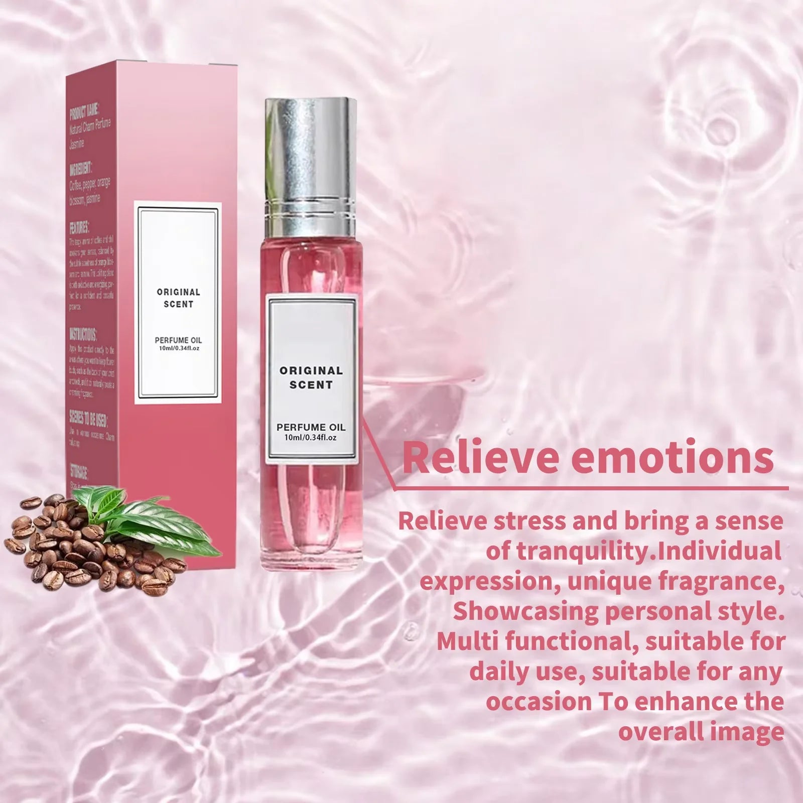 Women's perfume, long-lasting scent, natural freshness, niche light fragrance, portable and easy to carry - suitable for daily u