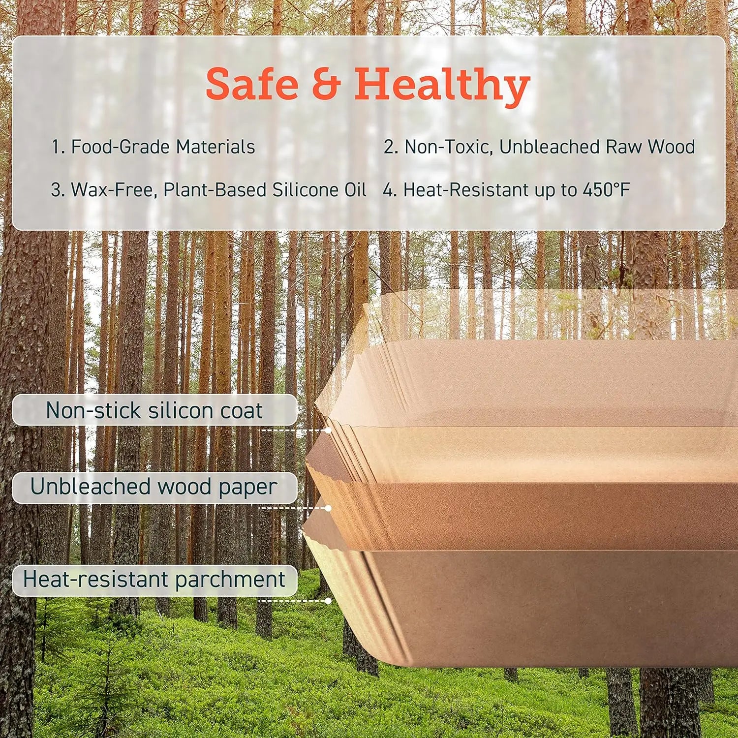 Hot Air Fryer Cooking Parchment Paper Square 360 Pieces 20-24cm ,4.5-8 L for Air Fryer Airfryer Accessories