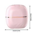 2026 New Mini Straightener Rechargeable Portable Hair Straightener Brush Anti-Scald Shell Cordless USB Charging Straighteners