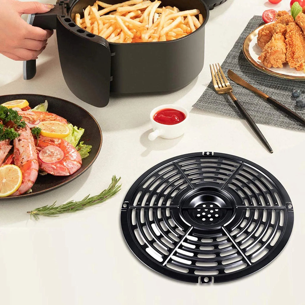 Airfryer Basket Replacement Grill Pan Oven Baking Tool Air Fryer Power Parts Plate Tray Food Cooking Divider Kitchen Accessories