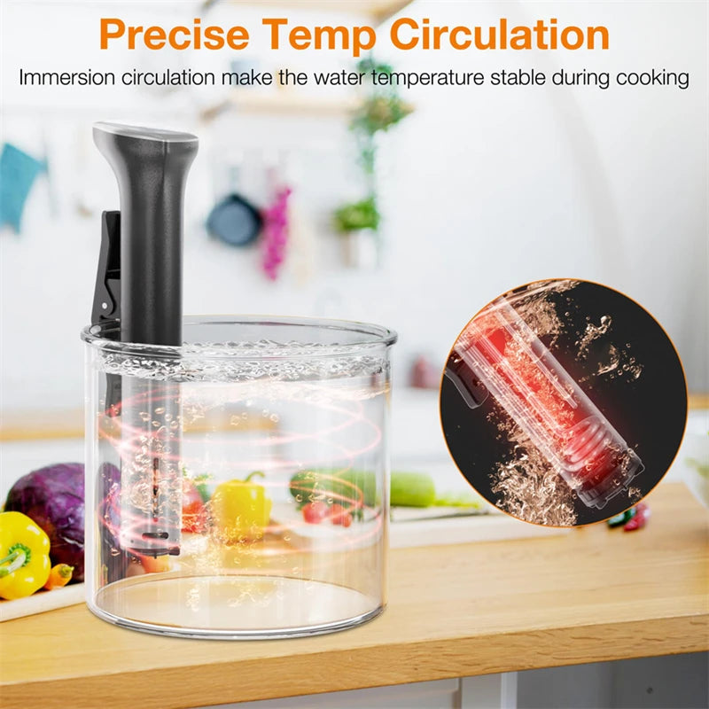 1800W Waterproof Vacuum Sous Vide Cooker Immersion Circulator Accurate Cooking With LED Digital Display Smart Slow Cooker Heater 66