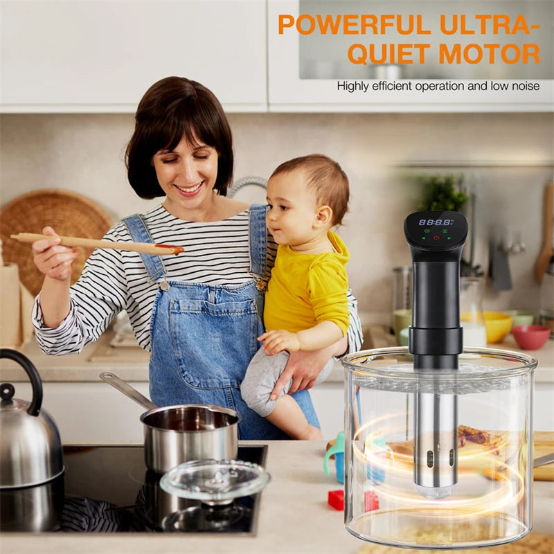 1800W Waterproof Vacuum Sous Vide Cooker Immersion Circulator Accurate Cooking With LED Digital Display Smart Slow Cooker Heater 66