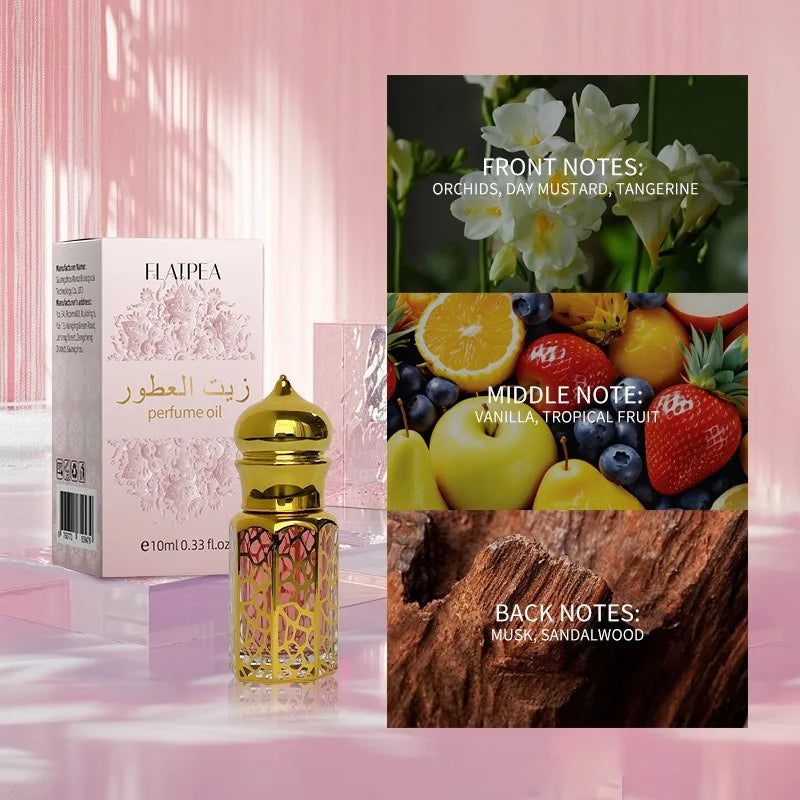 10ML Brand Perfume Vanilla Sandalwood Drip Stick Women Arabic Perfumes Oil Long Lasting Rich Fragrance Romance Eau De Parfum