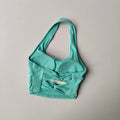 Sports Underwear Women with Chest Pad Halter Neck Cross Yoga Beautiful Back Training Running Vest Style Gathering Fitness Bra