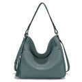 Zency Elegant Beige Tassel Hobo Bag Soft Leather Women's Shoulder Bag 2025 New Handbag Long Strap Crossbody 8 Color Shopper