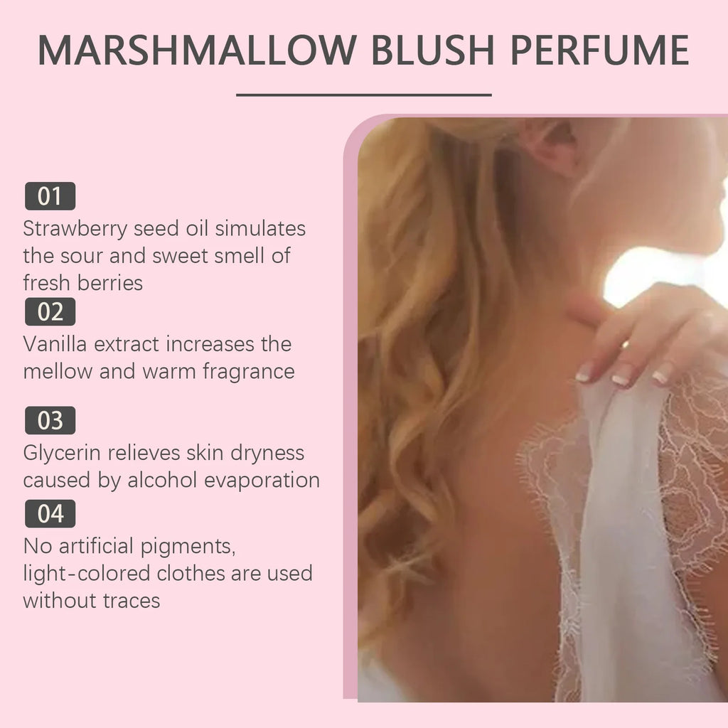 Strawberry Candy Sweet & Energetic Perfume: Long-Lasting Fresh Scent, Portable Girly Perfume for Dating & Commuting