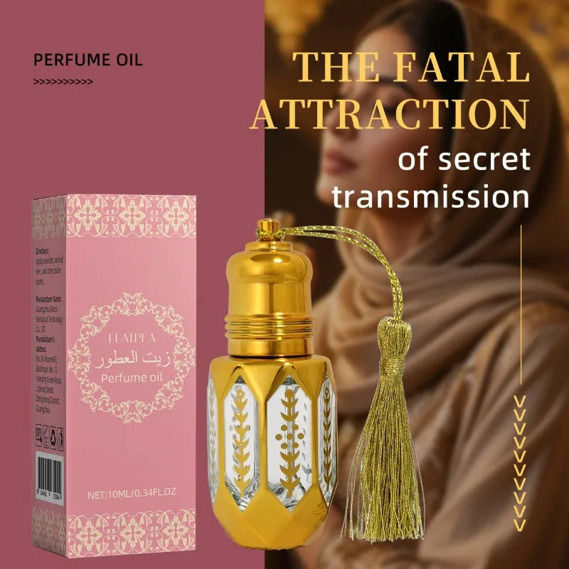 10ML Jasmine Fruity árabes Perfume Oil Lasting Fragrance Elegant Luxury Charming Women's Middle East Arab Rollerball Perfumes