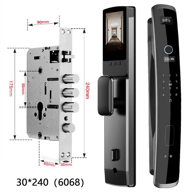 Wishome Biometric Recognition Smart Door Lock Remote Control Fingerprint Password IC Card APP Wifi Lock Unlock