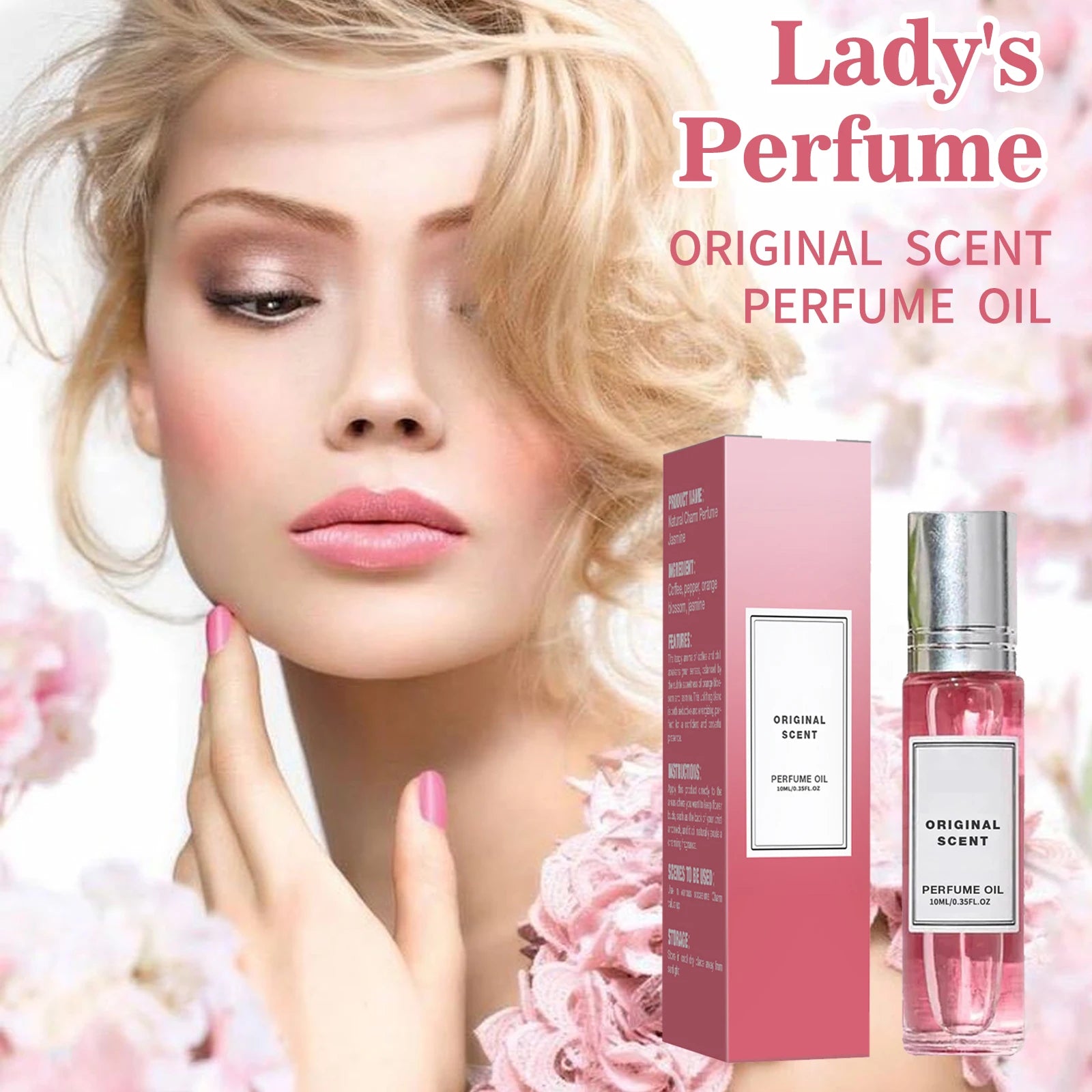 Jasmine fresh flower and fruit fragrance, lasting fragrance, daily dating girl heart perfume