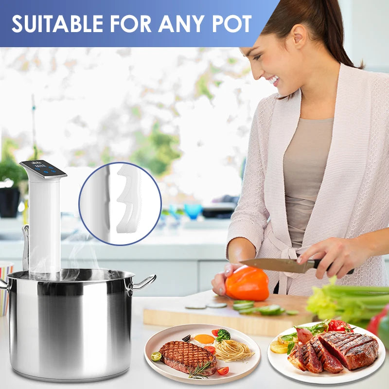 Wancle 1100W Waterproof Vacuum Sous Vide Cooker Immersion Circulator Accurate Cooking With LED Digital Display Slow Cooker 66