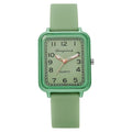 Fashion Rectangle Dial Ladies Quartz Watch Silicone Strap Womens Wristwatch Reloj Mujer Girls Clock Gift
