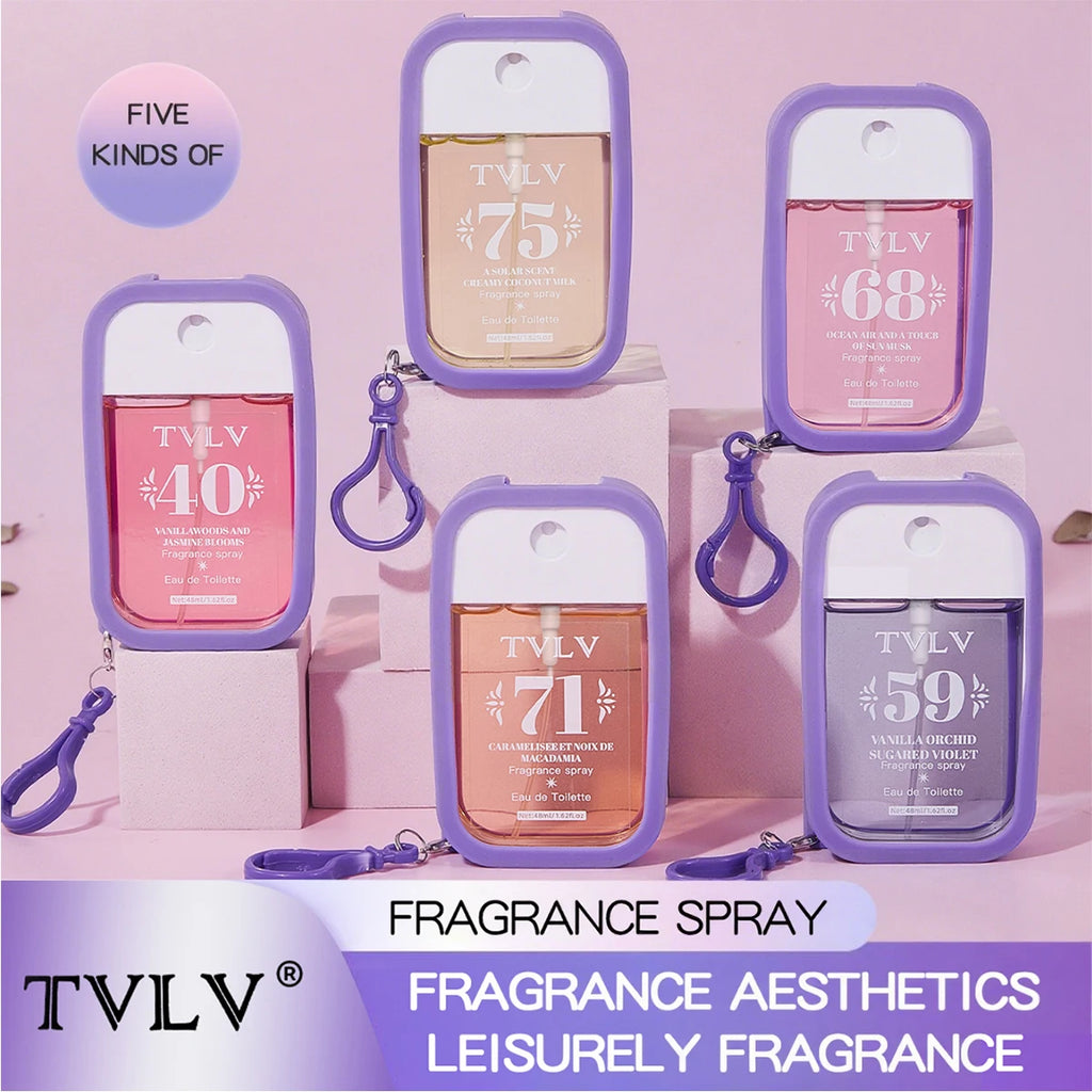 Flower fragrance spray, fresh and elegant flower fragrance, lasting fragrance, small and portable spray type perfume
