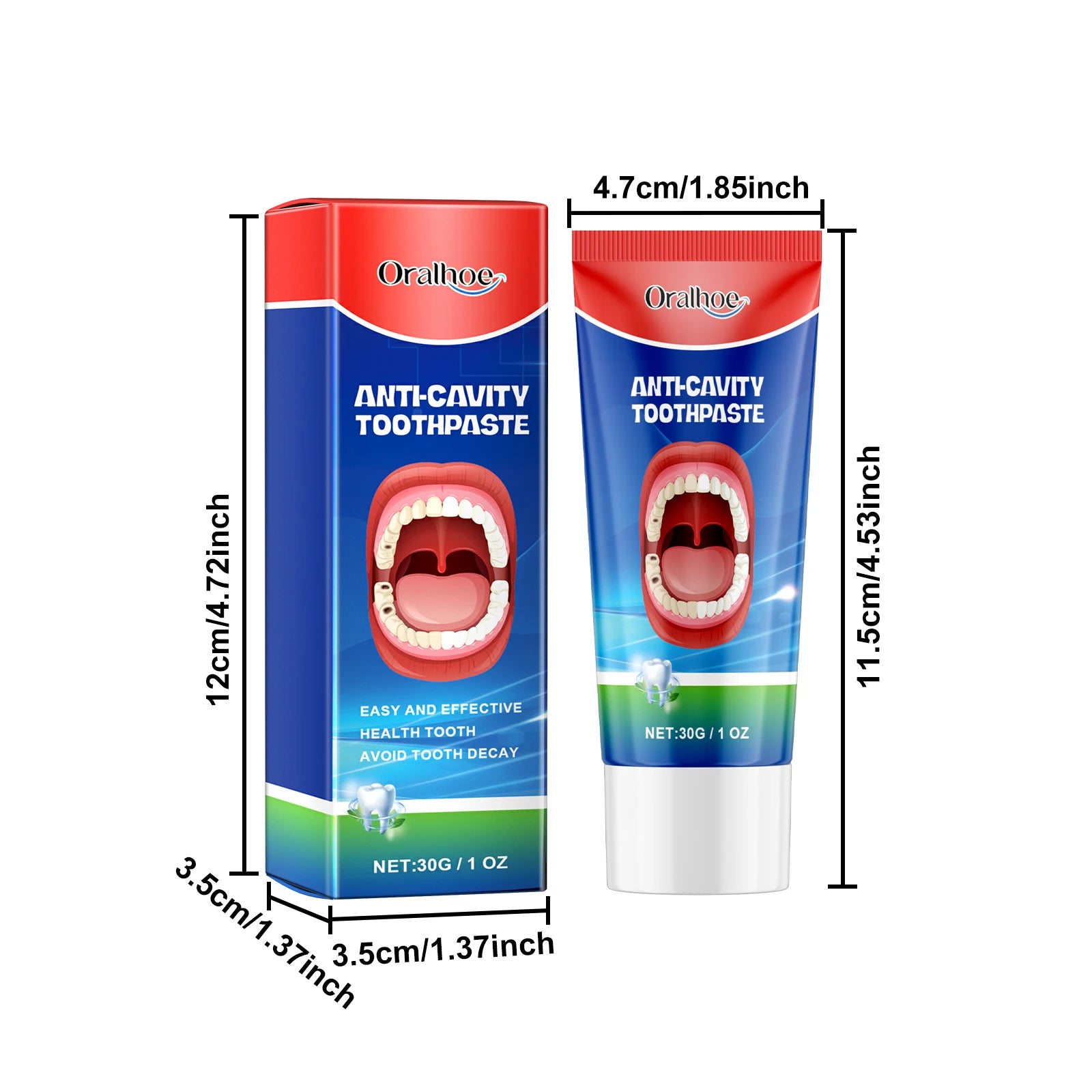 Anti Decay Toothpaste Dental Caries Repair Cream Prevent Tooth Decay Protect TeethDeep Clean Whitening & Fresh Breath Toothpast