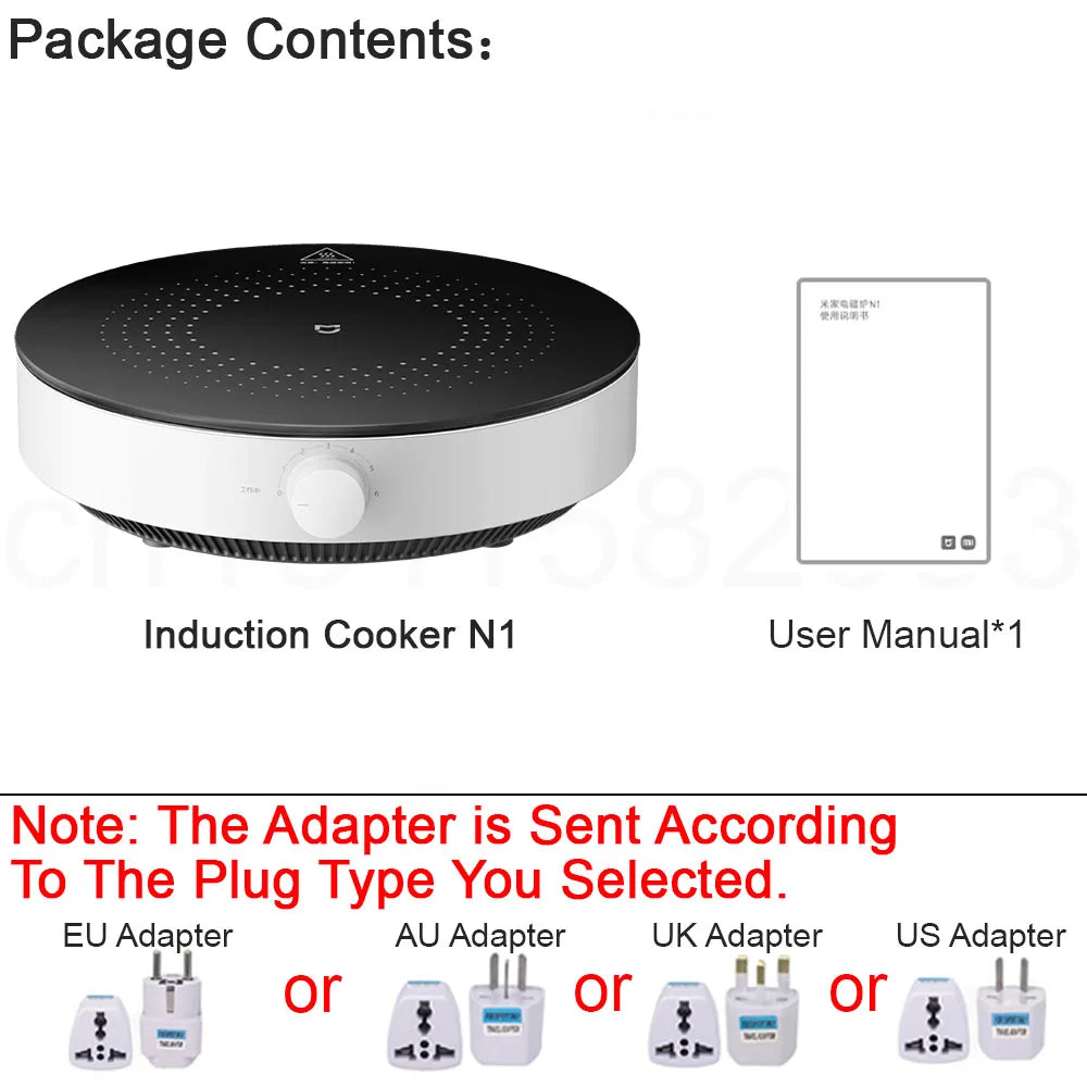 MIJIA Induction Cooktop N1,6 Gear Fire Adjustment,8 Safety Protection,Electric Induction Cookers,2100W Power,220V Voltage 66