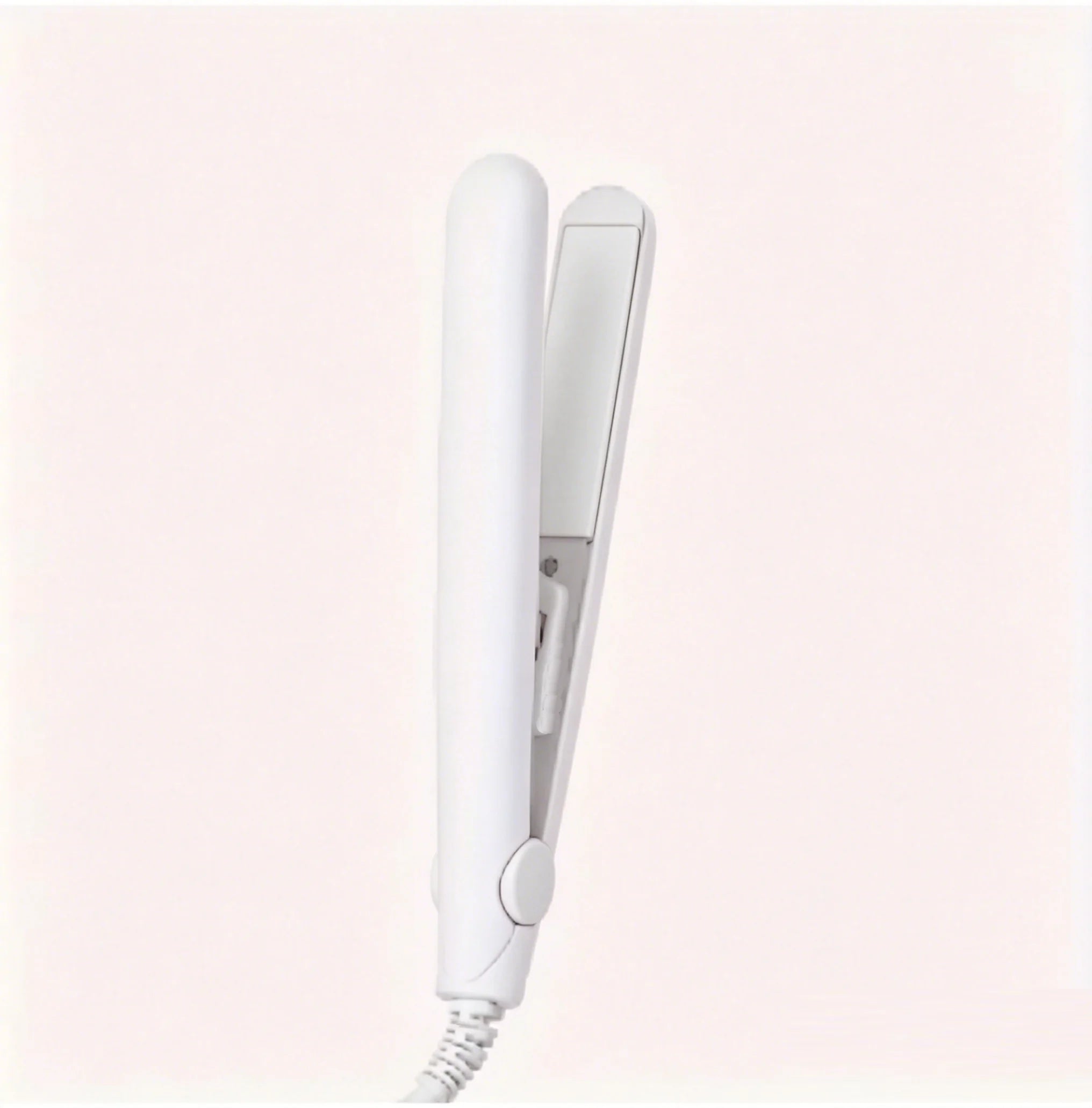 2-in-1 Mini Hair Straightener Curler,Fast Heating with CN Flat Plug for Bangs