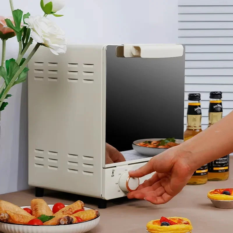 12L Large Capacity Electric Air Fryer Toaster Oven Mechanical Household Kitchen 360° Baking Convection Oven Oil-Free Deep Fryer 66