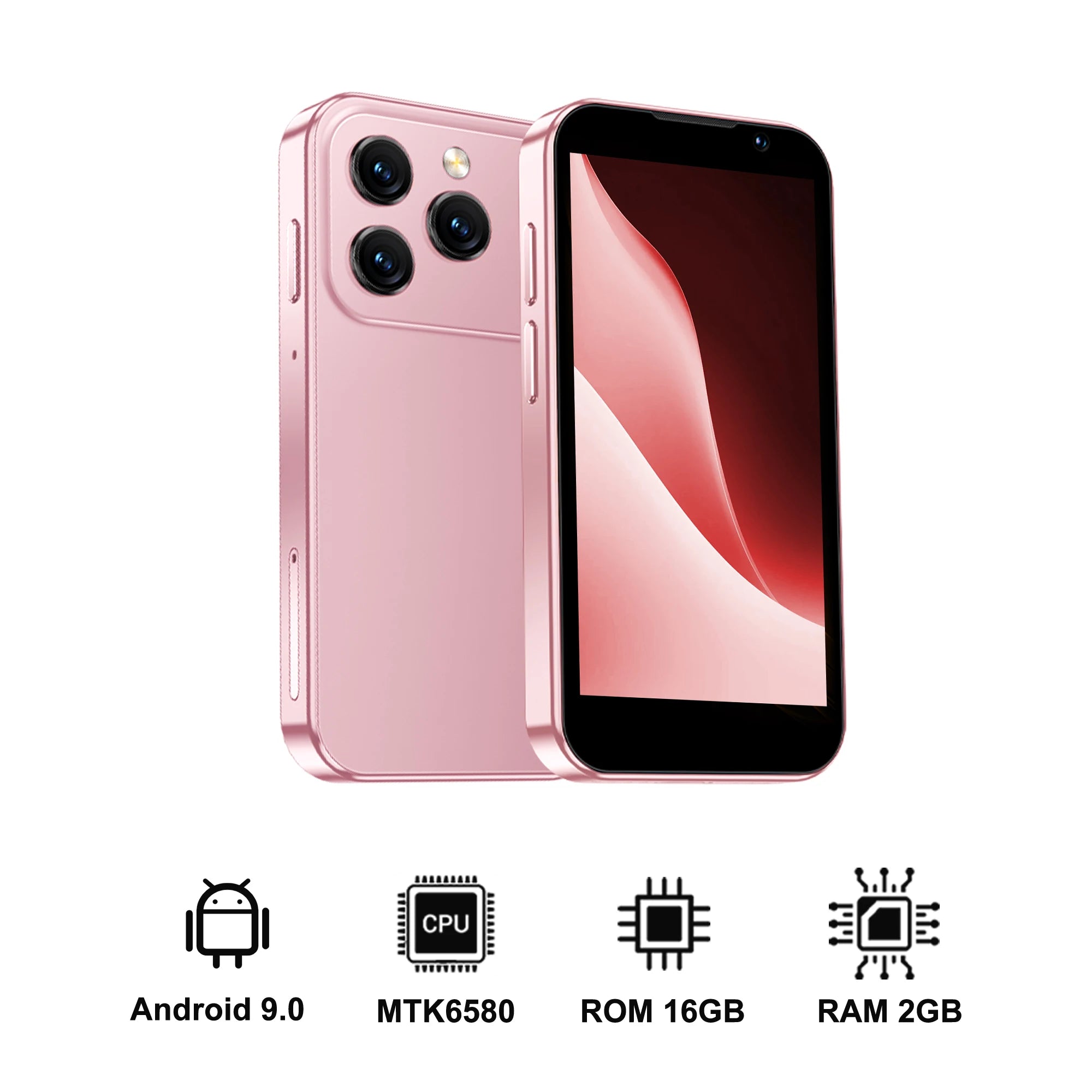 SERVO 17SE mini Smartphone Android 9.0 2GB+16GB Dual SIM 3.0'' Screen Play Store WhatsAPP GPS WiFi 3G WCDMA Small mobile phones