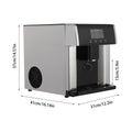 100-150W Stainless Steel Ice Machine LCD Touch Control Ice Maker R290 110V/60Hz Ice Generator Used In Homes Cafes Offices And More