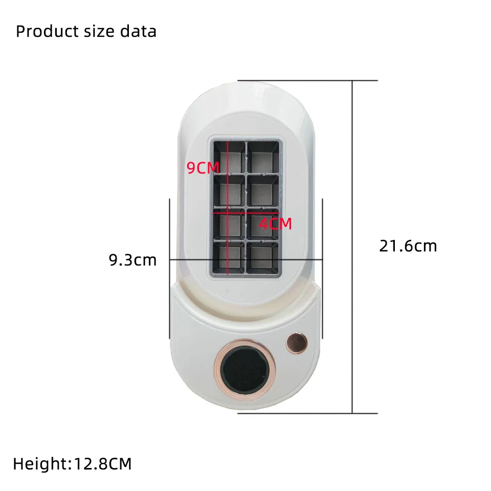 Mini Small Ice Maker 8 Ice Cubes Ready 15 MIN DIY Ice Making 12V/220V Car Cube ice Automatic Ice Making Box For Car Home Camping